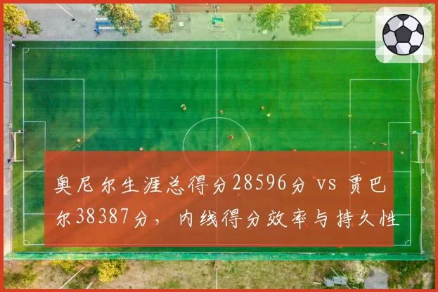 奥尼尔生涯总得分28596分 vs 贾巴尔38387分，内线得分效率与持久性对比。